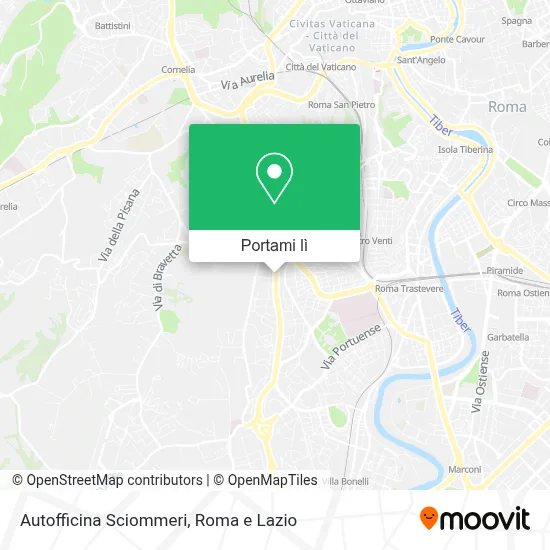 Mappa Autofficina Sciommeri