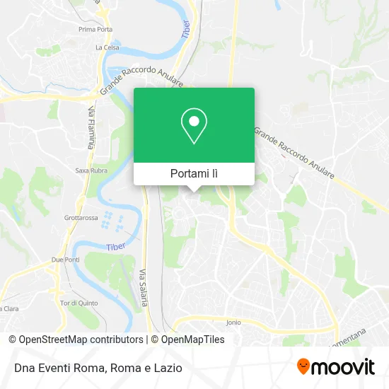 Mappa Dna Eventi Roma