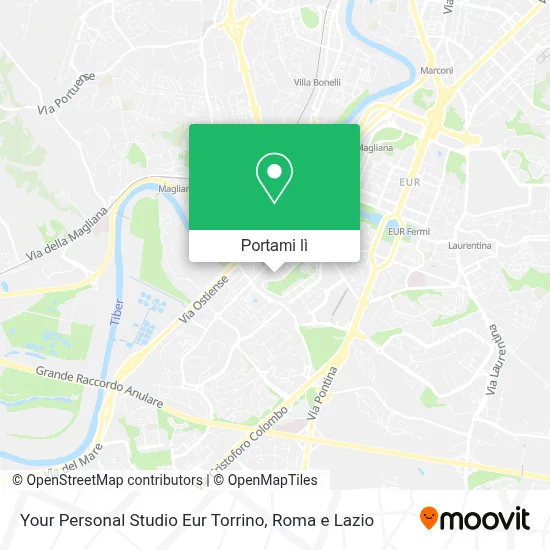 Mappa Your Personal Studio Eur Torrino