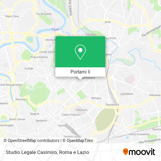 Mappa Studio Legale Casimiro