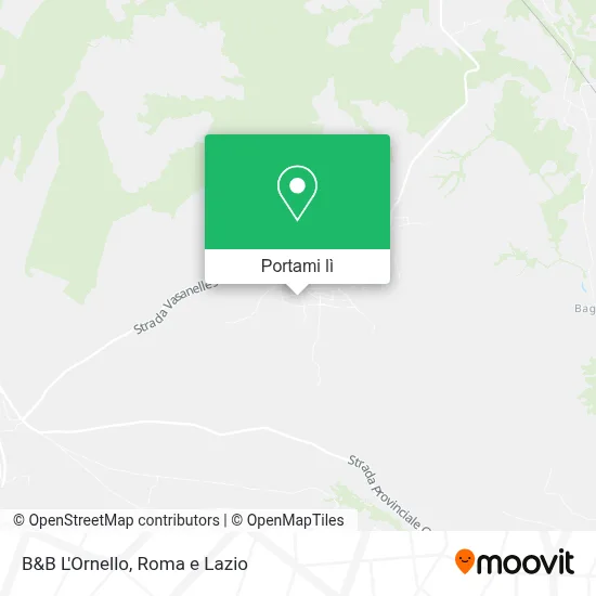 Mappa B&B L'Ornello