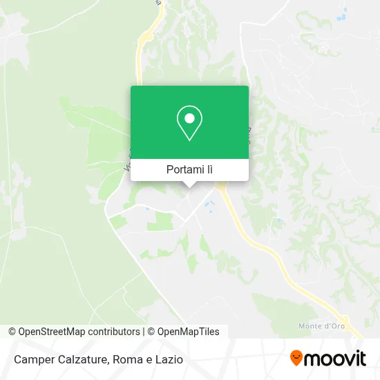 Mappa Camper Calzature