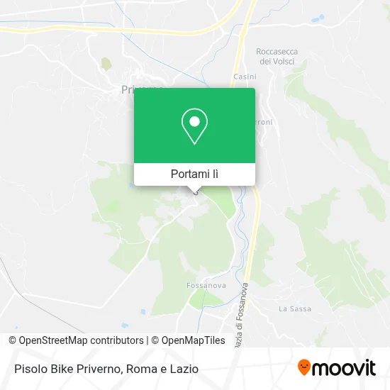 Mappa Pisolo Bike Priverno