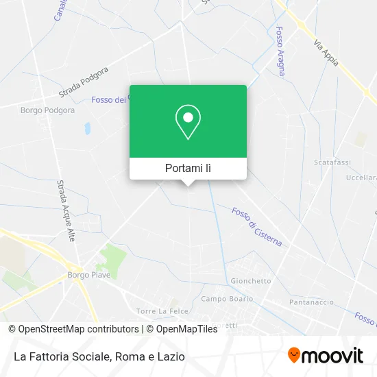 Mappa La Fattoria Sociale