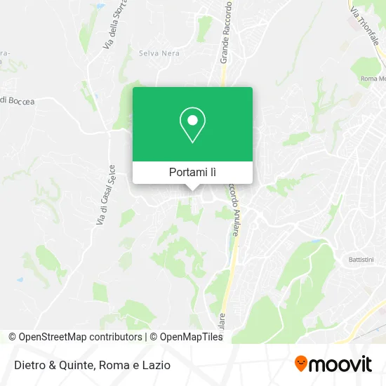 Mappa Dietro & Quinte