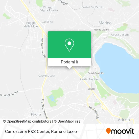 Mappa Carrozzeria R&S Center