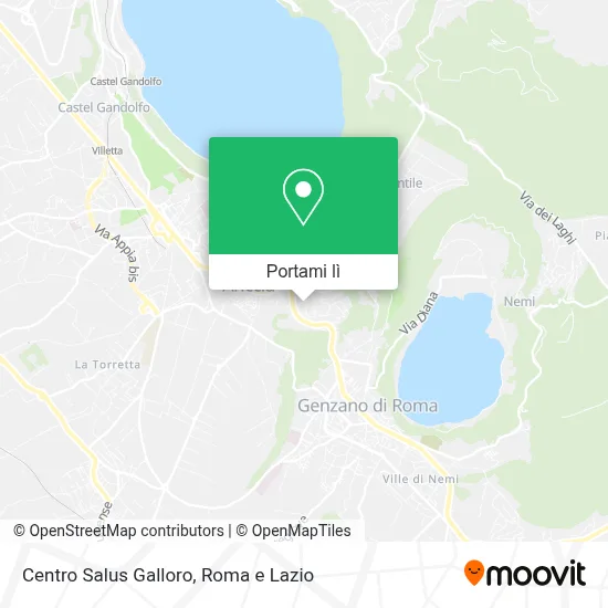 Mappa Centro Salus Galloro