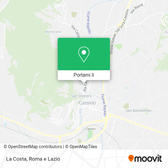Mappa La Costa