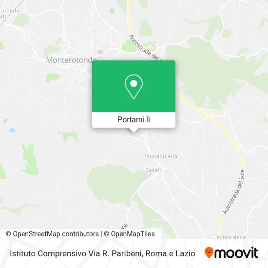 Mappa Istituto Comprensivo Via R. Paribeni