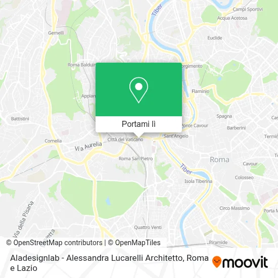 Mappa Aladesignlab - Alessandra Lucarelli Architetto