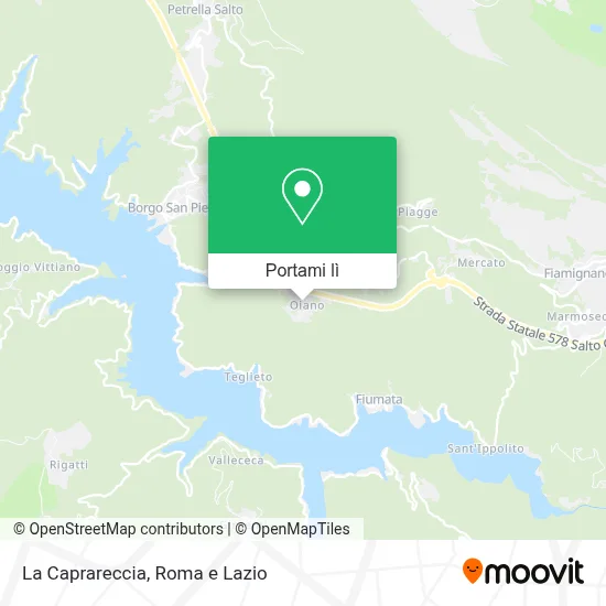 Mappa La Caprareccia