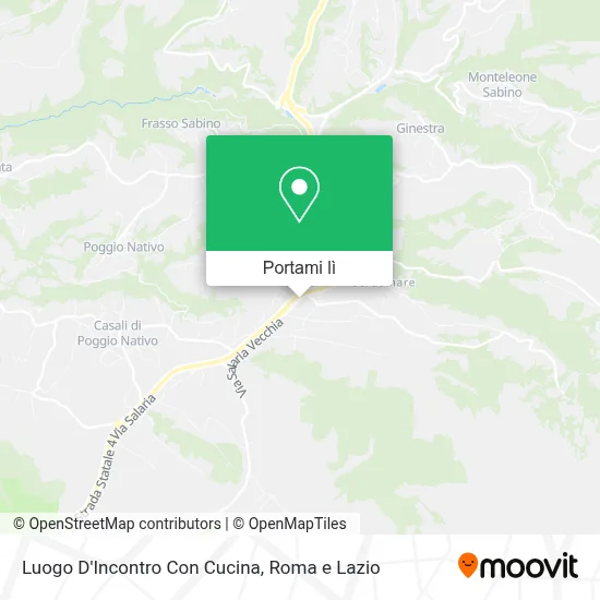 Mappa Luogo D'Incontro Con Cucina