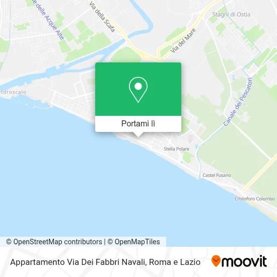 Mappa Appartamento Via Dei Fabbri Navali