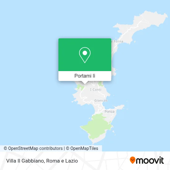 Mappa Villa Il Gabbiano