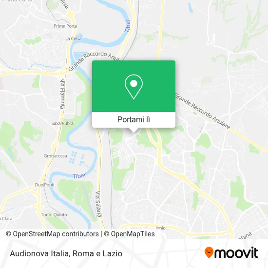 Mappa Audionova Italia