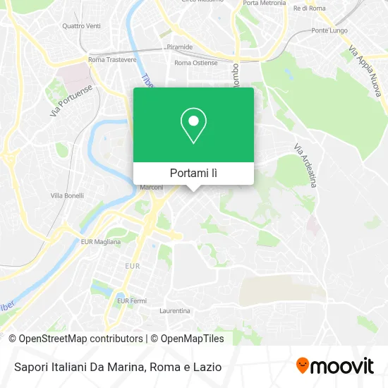 Mappa Sapori Italiani Da Marina