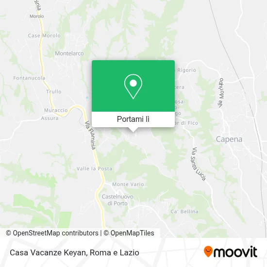 Mappa Casa Vacanze Keyan