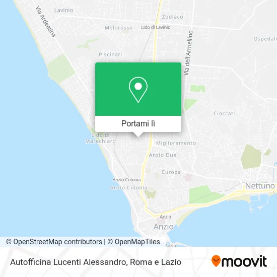 Mappa Autofficina Lucenti Alessandro