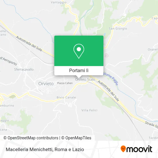 Mappa Macelleria Menichetti