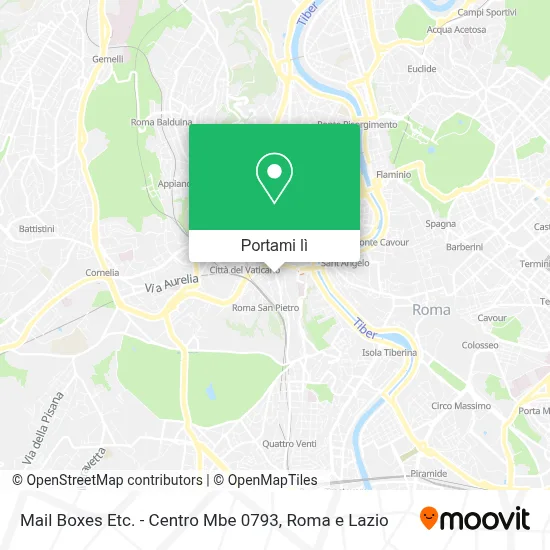 Mappa Mail Boxes Etc. - Centro Mbe 0793