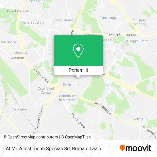 Mappa Al.Mi. Allestimenti Speciali Srl