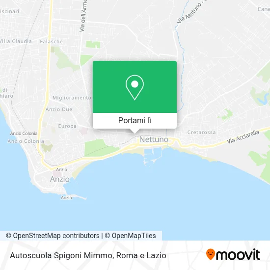 Mappa Autoscuola Spigoni Mimmo