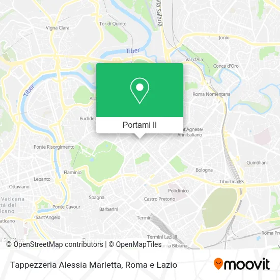 Mappa Tappezzeria Alessia Marletta