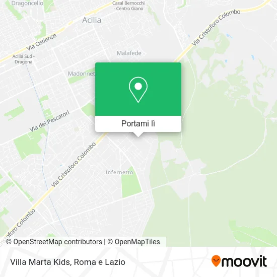 Mappa Villa Marta Kids