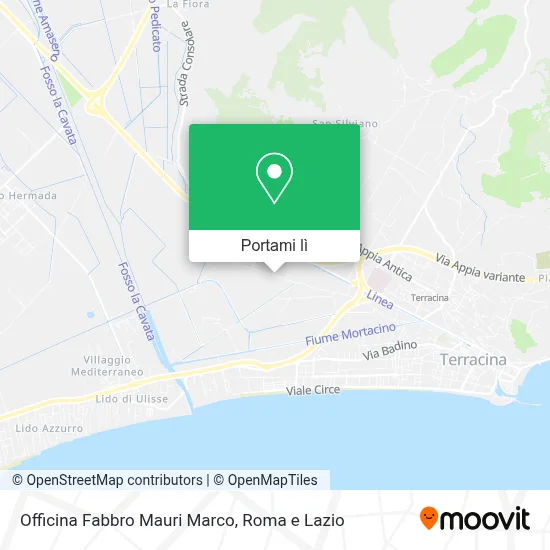 Mappa Officina Fabbro Mauri Marco