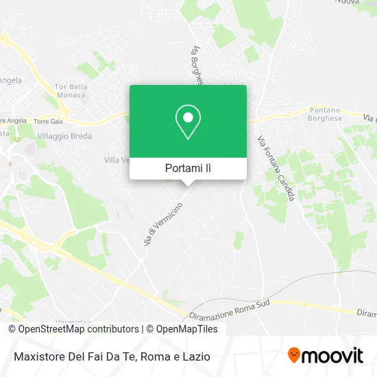 Mappa Maxistore Del Fai Da Te