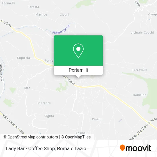 Mappa Lady Bar - Coffee Shop