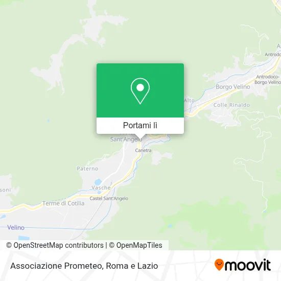 Mappa Associazione Prometeo
