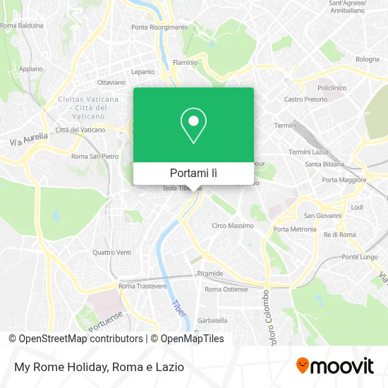 Mappa My Rome Holiday