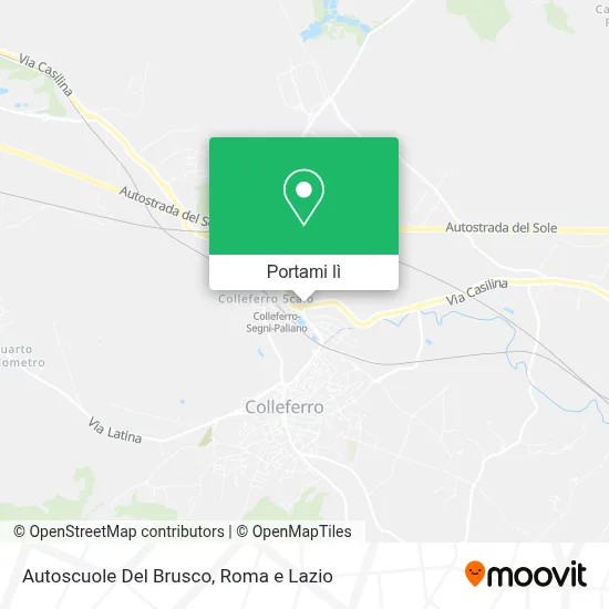 Mappa Autoscuole Del Brusco