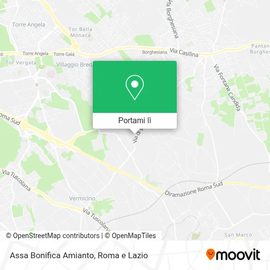 Mappa Assa Bonifica Amianto