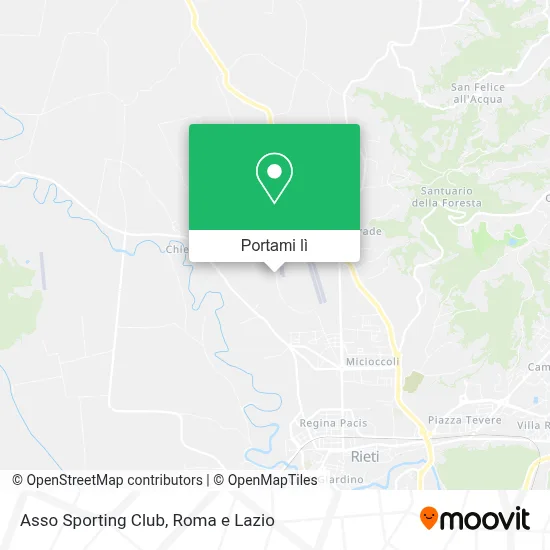 Mappa Asso Sporting Club
