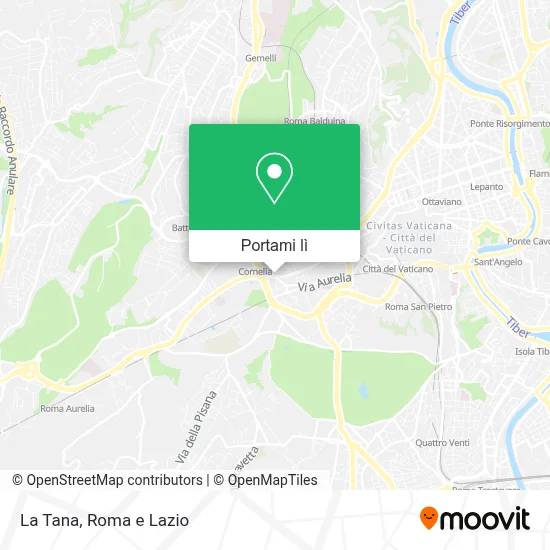 Mappa La Tana