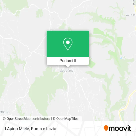 Mappa L'Apino Miele