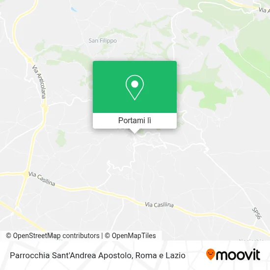 Mappa Parrocchia Sant'Andrea Apostolo