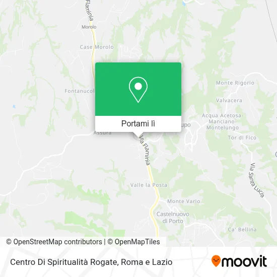 Mappa Centro Di Spiritualità Rogate