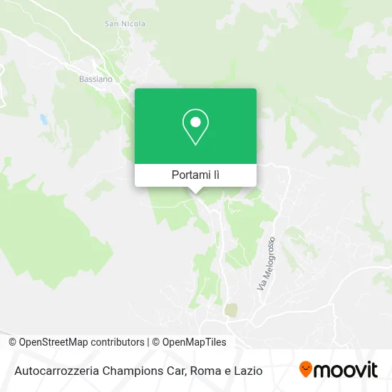 Mappa Autocarrozzeria Champions Car