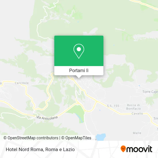 Mappa Hotel Nord Roma
