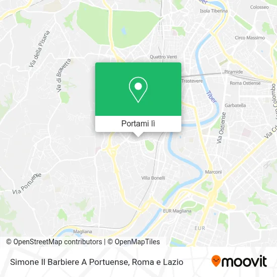 Mappa Simone Il Barbiere A Portuense