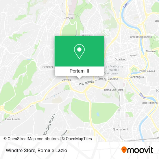 Mappa Windtre Store