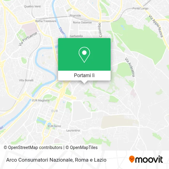 Mappa Arco Consumatori Nazionale