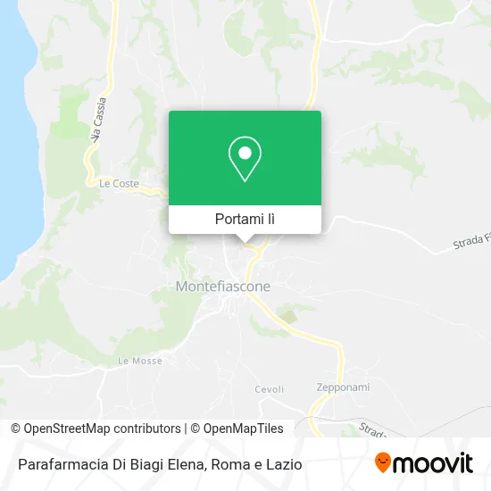 Mappa Parafarmacia Di Biagi Elena