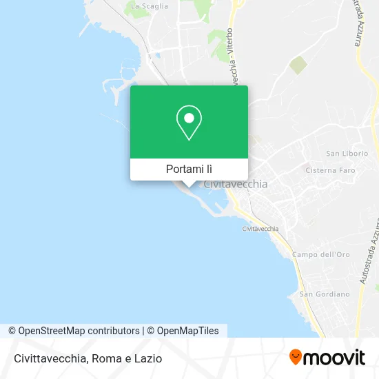 Mappa Civittavecchia