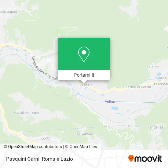 Mappa Pasquini Carni