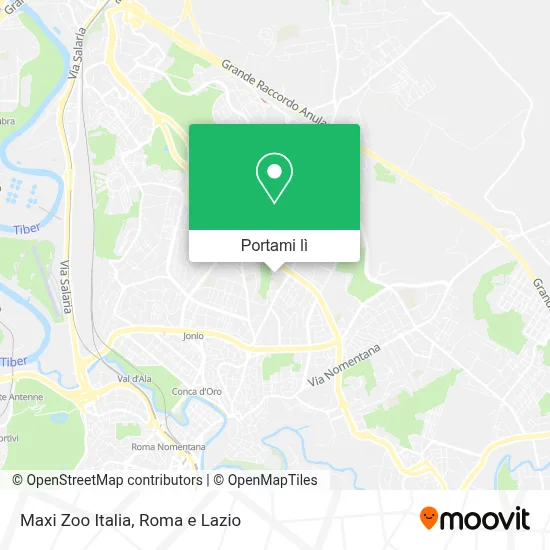 Mappa Maxi Zoo Italia