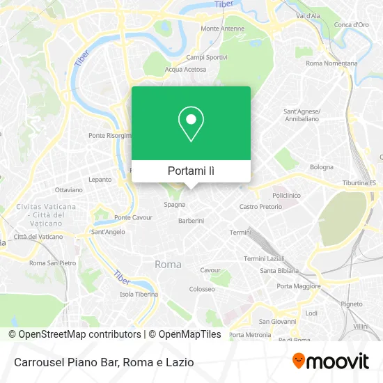 Mappa Carrousel Piano Bar